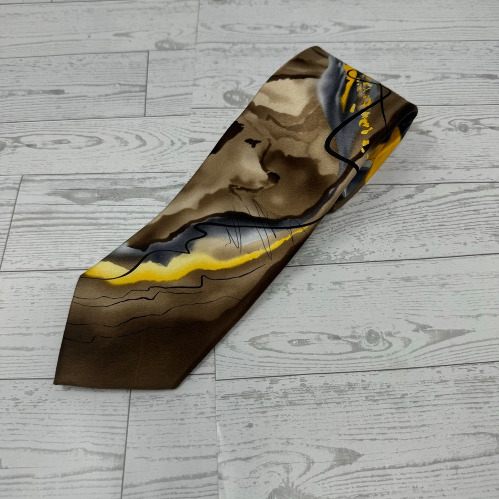 Garcia Rhino and Puppy Collection‎ 61 Mens Abstract Art Silk Necktie